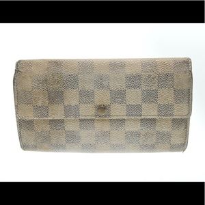 Louis Vuitton Damier Azur Sarah Long Wallet